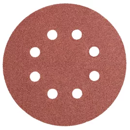   GRAPHITE Csiszolópapír, tépőzáras 125mm, K100, 8 lyukkal, 5db 55H942