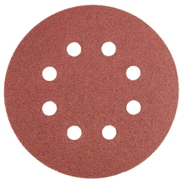   GRAPHITE Csiszolópapír, tépőzáras 125mm, K120, 8 lyukkal, 5db 55H943