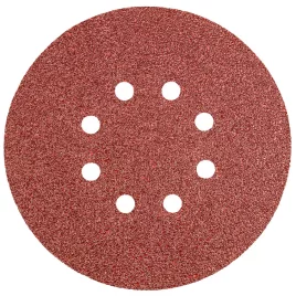   GRAPHITE Csiszolópapír, tépőzáras 150mm, K40, 8 lyukkal, 5db 55H945