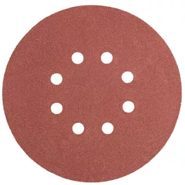   GRAPHITE Csiszolópapír, tépőzáras 150mm, K150, 8 lyukkal, 5db 55H950