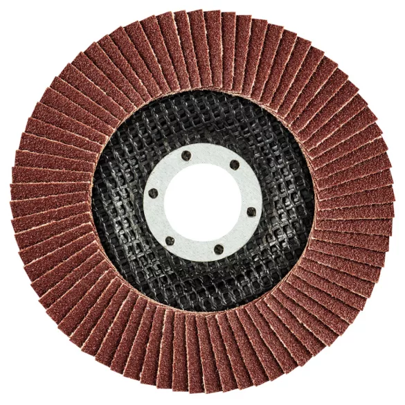 GRAPHITE Csiszolókorong lamellás 115x22.2mm, K100 fém-fa 55H984