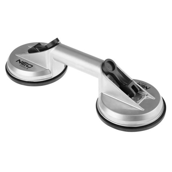 NEO TOOLS Vákumos táblaemelő, üveghez, csempéhez, lakkozott felületekhez, alumínium, kettes, 100kg 56-802
