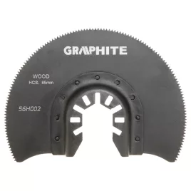   GRAPHITE FŰRÉSZLAP MULTIFUNKCIÓS GÉPHEZ, 85mm, FÁHOZ 56H002