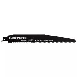 GRAPHITE Orrfűrészlap, HM, 228x24x1.25mm, 8/6TPI 56H039