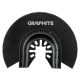 GRAPHITE HCS félkör vágólap fához, multifunkciós géphez, 87mm, 200 fog 56H062