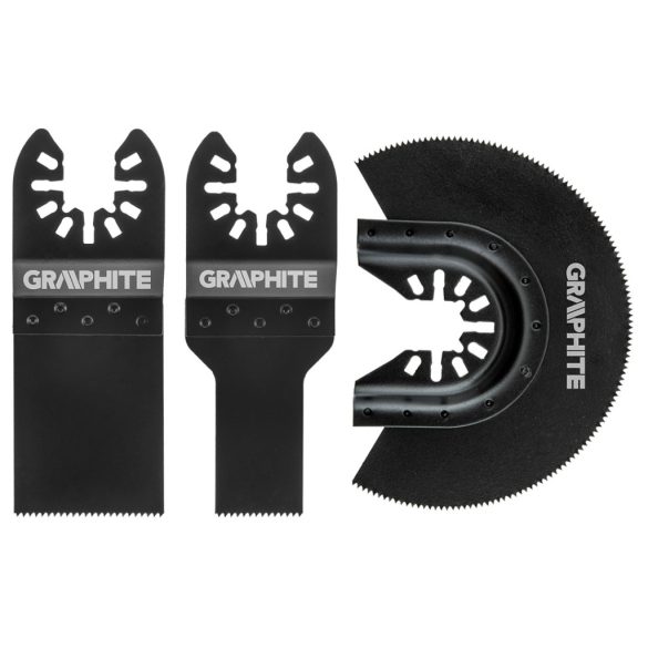 GRAPHITE Vágó lapok fához multifunkciós géphez 3db 56H070