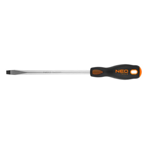 NEO TOOLS Csavarhúzó lapos 8.0X200mm 25 év garanciával 04-016