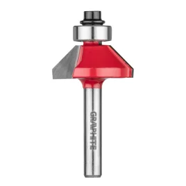   GRAPHITE Felsőmaró kés, él-letörő 26.6 x 9.52mm, 6mm 56H217