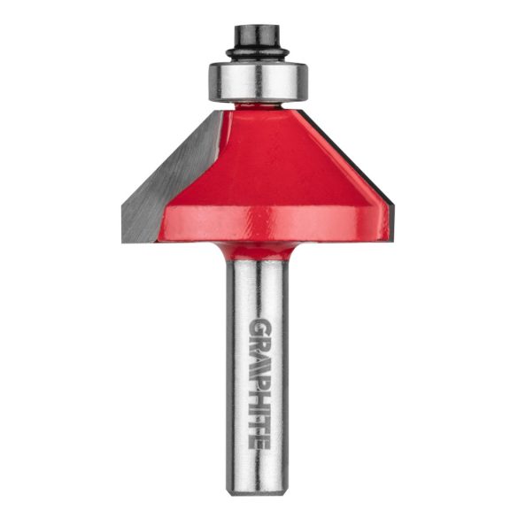 GRAPHITE Felsőmaró kés, él-letörő 35.5 x 15.9mm, 8mm 56H218