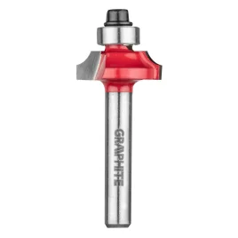 GRAPHITE Felsőmaró kés, kerekítő 19 x 6.5mm, 6mm 56H224