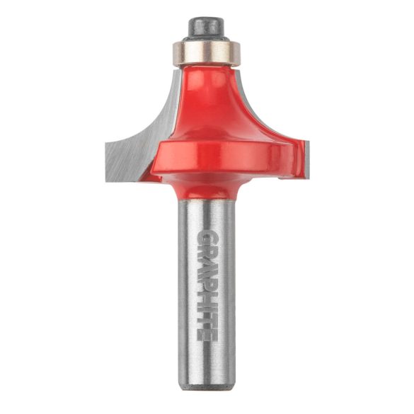 GRAPHITE Felsőmaró kés, kerekítő 34.9 x 15.4mm, 8mm 56H225