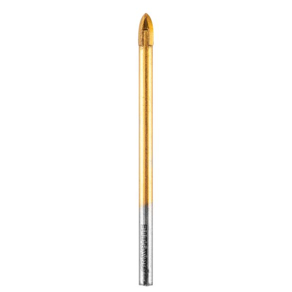 GRAPHITE Univerzális 4 élű üvegfúró, fa, műanyag, fém, kőzet, kerámia fúráshoz, 4mm 56H401