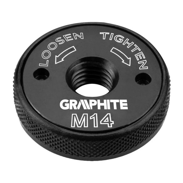 GRAPHITE Gyorsrögzítő anya sarokcsiszolókhoz, klikkes, M14 56H421