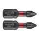 GRAPHITE Torziós ütvecsavarozó bit PH1x25mm, 2db 56H500
