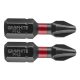 GRAPHITE Torziós ütvecsavarozó bit PH2x25mm, 2db 56H501