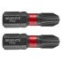 GRAPHITE Torziós ütvecsavarozó bit PH3x25mm, 2db 56H502