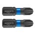 GRAPHITE Torziós ütvecsavarozó bit PZ3x25mm, 2db 56H505