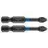 GRAPHITE Torziós ütvecsavarozó bit PZ2x50mm, 2db 56H522
