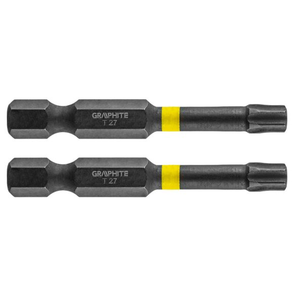 GRAPHITE Torziós ütvecsavarozó bit TX27x50mm, 2db 56H527