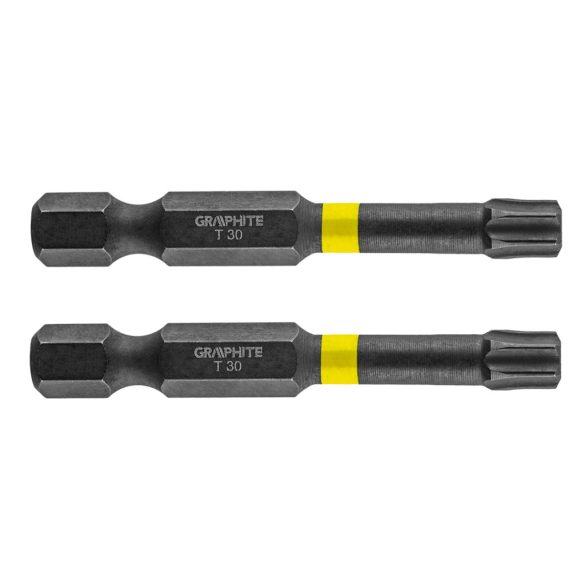 GRAPHITE Torziós ütvecsavarozó bit TX30x50mm, 2db 56H528