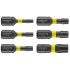 GRAPHITE Torziós ütvecsavarozó bit TX10/15/20/25/30/40x25mm, 6db 56H541