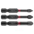 GRAPHITE Torziós ütvecsavarozó bit PH1/2/3x50mm, 3db 56H543