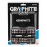 GRAPHITE Csavarhúzó bitkészlet, 60db., bitek 25mm - 58db, mágneses bittartók 2db 56H600