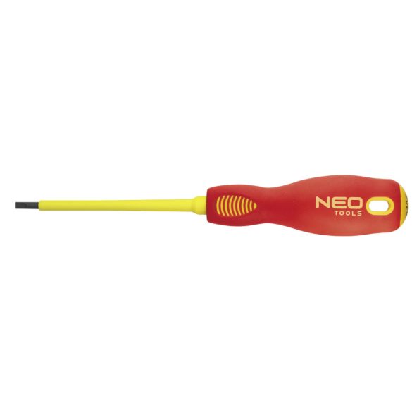 NEO TOOLS Csavarhúzó lapos 3.0X100 1000V szigetelt 25 év garanciával 04-052