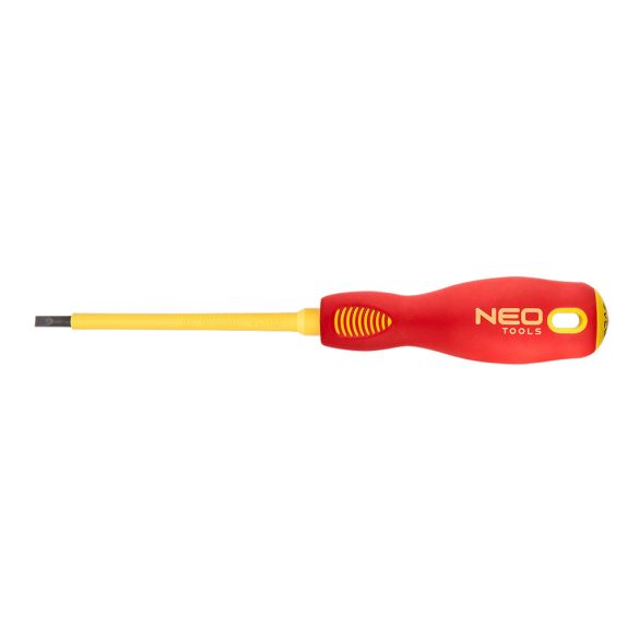 NEO TOOLS Csavarhúzó lapos 4.0X100 1000V szigetelt 25 év garanciával 04-053