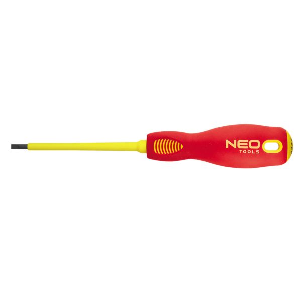 NEO TOOLS Csavarhúzó lapos 6.5X150 1000V szigetelt 25 év garanciával 04-055
