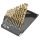 GRAPHITE Csigafúró készlet HSS TITÁN bevonattal 1.5 - 6.5mm, 13db 57H198