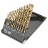 GRAPHITE Csigafúró készlet HSS TITÁN bevonattal 1.5 - 6.5mm, 13db 57H198