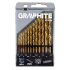 GRAPHITE Csigafúró készlet HSS TITÁN bevonattal 1.5 - 6.5mm, 13db 57H198