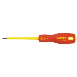   NEO TOOLS Csavarhúzó PH0X60 1000V, szigetelt 25 év garanciával 04-071