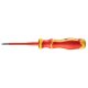 NEO TOOLS Csavarhúzó lapos, 1000V, szigetelt, 0.4x2.5x75mm, S2 acél 25 év garanciával 04-130