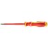 NEO TOOLS Csavarhúzó lapos, 1000V, szigetelt, 0.6x3x100mm, S2 acél 25 év garanciával 04-131