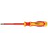 NEO TOOLS Csavarhúzó lapos, 1000V, szigetelt, 0.6x3x100mm, S2 acél 25 év garanciával 04-131