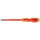 NEO TOOLS Csavarhúzó lapos, 1000V, szigetelt, 1x5,5x125mm, S2 acél 25 év garanciával 04-133