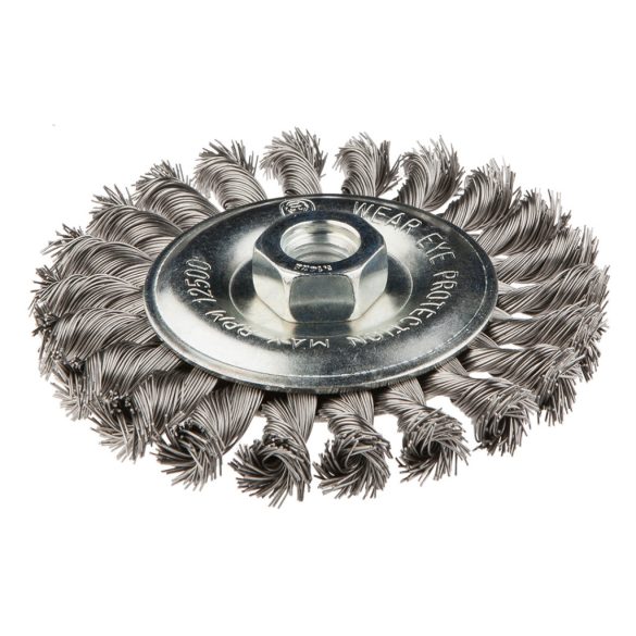 GRAPHITE DRÓTKORONG TÁNYÉR EGYENES, SODROTT 115MM INOX M14 57H596