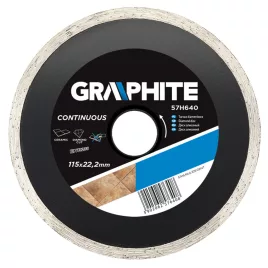 GRAPHITE Gyémánt vágókorong 115mm vizes 57H640