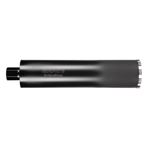 GRAPHITE Gyémánt magfúró korona, 102x450mm, 9 szegmenses, 58G540 géphez 57H862