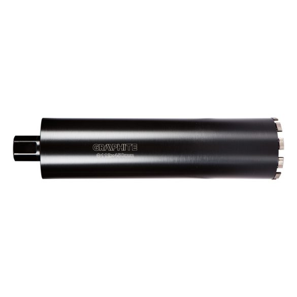 GRAPHITE Gyémánt magfúró korona, 112x450mm, 10 szegmenses, 58G540 géphez 57H863