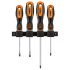 NEO TOOLS Csavarhúzó készlet, fali tartóval, 4db 25 év garanciával 04-191