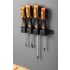 NEO TOOLS Csavarhúzó készlet, fali tartóval, 4db 25 év garanciával 04-191