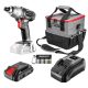 GRAPHITE Akkus gépkészlet Energy+, 18V/2Ah: akkus ütvecsavarozó 1/4"(hatszög) + táska(25x25cm) + bit klt+akku+töltő! 3 év garanciával 58G012-S15