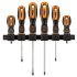 NEO TOOLS Csavarhúzó készlet, fali tartóval, 6db 25 év garanciával 04-193