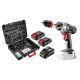 GRAPHITE Akkus fúró Energy+, 2db akku+töltő!, 18V/2Ah, levehető fúrótokmány 10mm, koffer 3 év garanciával 58G022-SET2