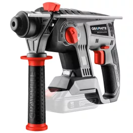   GRAPHITE Akkus szénkefementes fúrókalapács vésőfunkcióval, Energy+ 18V, 2,2J, akku nélkül!!! 3 év garanciával 58G027