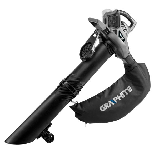 GRAPHITE Akkus lombszívó Energy+ 36V(2x18V) Li-lon, 2 in 1, zsák 35L, akku nélkül!!! 3 év garanciával 58G036