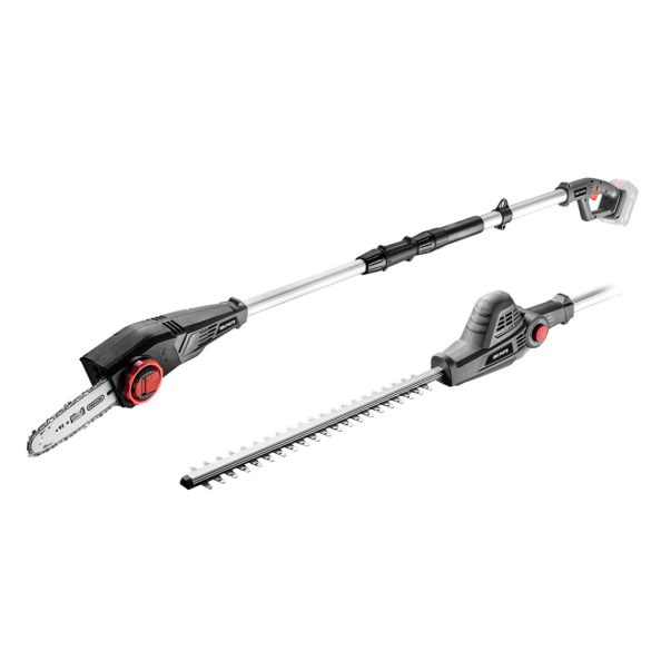 GRAPHITE Akkus magassági láncfűrész és sövényvágó 2az1-ben Energy+, 18V, akku nélkül!!! 3 év garanciával 58G098